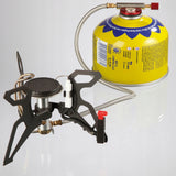 Turistovn med gasvarmer og piezoigniter SPIDER PRO 3kW