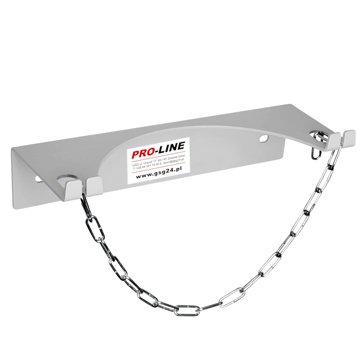 Væggholder til 1 gasflaske, med en diameter på højst 250 mm