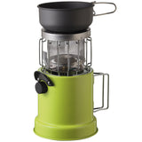 2 i 1 turistovn med en varmeapparat til MEVA VATOP gaspatroner