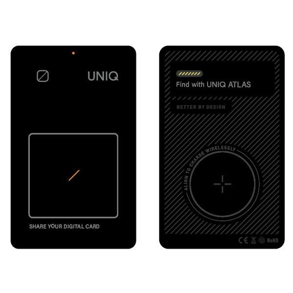 Uniq NFC-lokator Atlas grå/grafit Uniq-ATLASCARDTRK-GRAFIT
