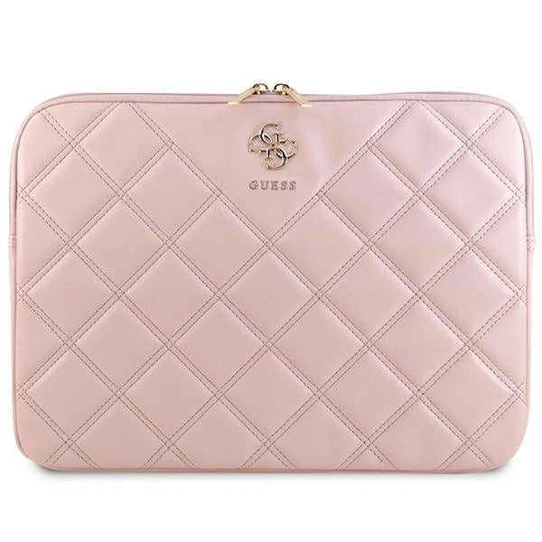 Guess Quilted 4G cover til en 14" laptop - pink