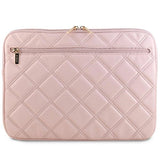Guess Quilted 4G cover til en 14" laptop - pink