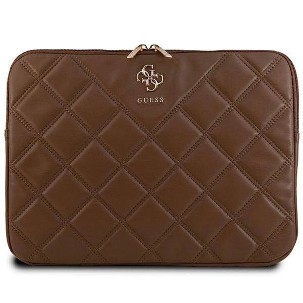 Guess Quilted 4G cover til en 14" bærbar computer - brun