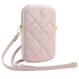 Gæt Zip Quilted 4G taske - pink