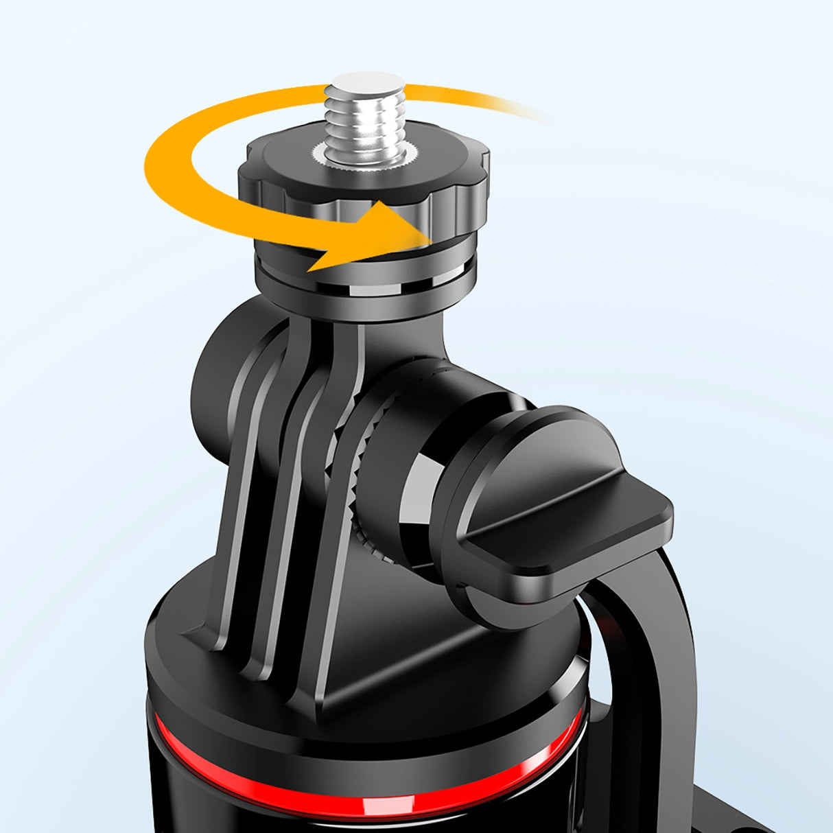 Selfie stick WC1Y3S telescopic tripod 1.3m with phone holder - black