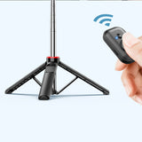 Selfie stick WC1Y3S telescopic tripod 1.3m with phone holder - black