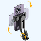 Selfie stick WC1Y3S telescopic tripod 1.3m with phone holder - black