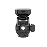 Selfie stick WC13YDS telescopic tripod 1.3m with double lamp and phone holder - black