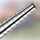 Selfie stick WC13YDS teleskopisk stativ 1,3 m med dobbelt lampe og telefonholder - sort