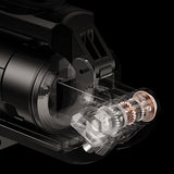 Selfie-stick WH181D-Y1S 1,75 m teleskopisk stativ af aluminiumlegering med dobbelt lampe og telefonholder - sort