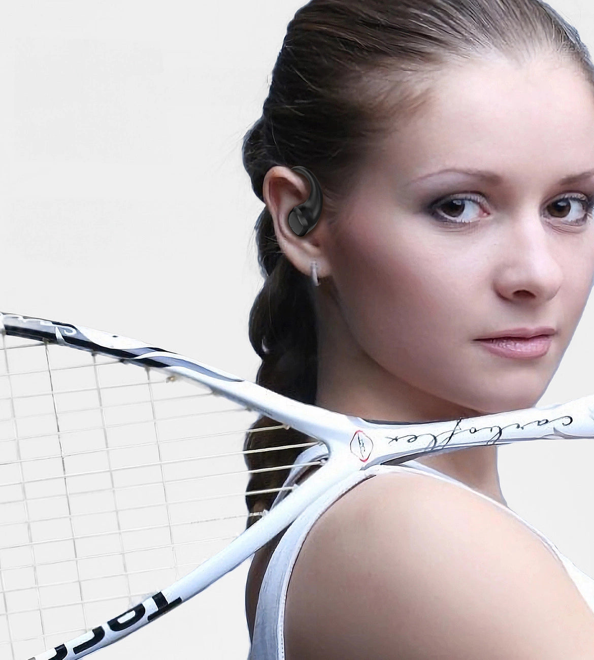 Choetech OWS trådløse TWS Bluetooth 5.3 hovedtelefoner - sort