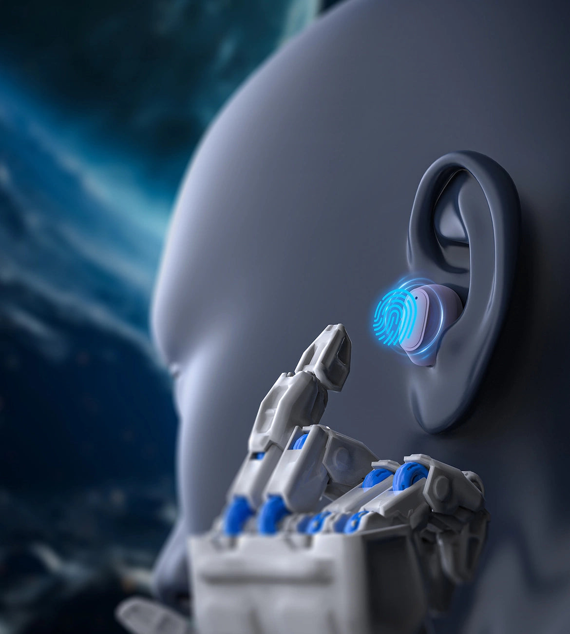 Choetech MEMS trådløse TWS Bluetooth 5.3 hovedtelefoner - lilla