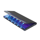 New Sleep View Case with flap and stand for Samsung Galaxy A35 - black