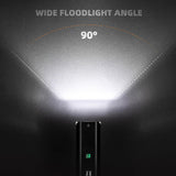 Rockbros RHL1500 forhjulslys 5000mAh 1500lm IPX6 - sort