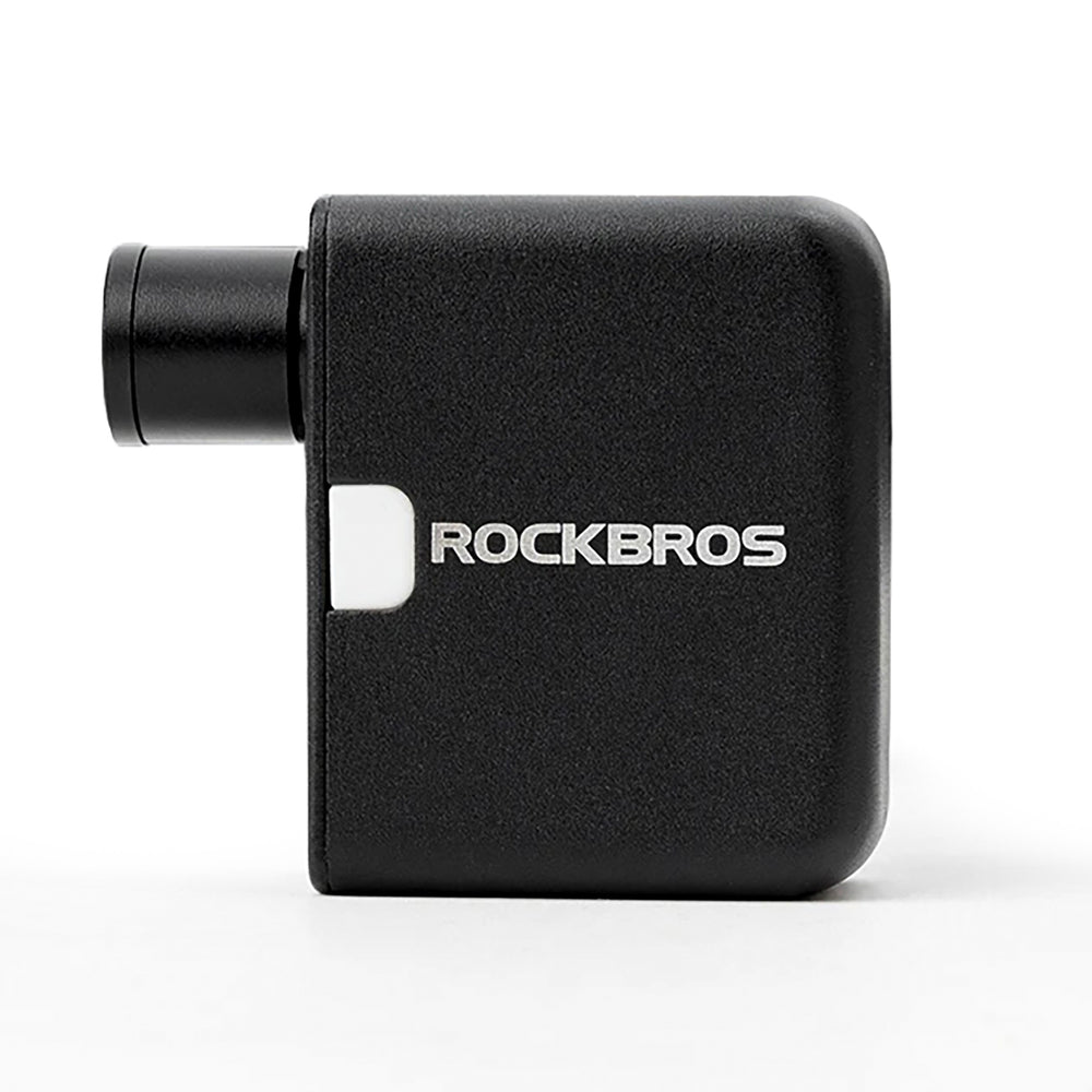 Rockbros 42320008001 Mini elektrisk cykelpumpe til Schrader / Presta ventiler 100PSI - sort