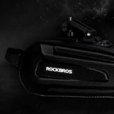 Rockbros B69 cykel sadel taske 1,8 l med let frigivende system - sort