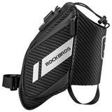 Rockbros C32BK sadelpose 1,5 l med vandflaske lomme - sort