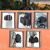 Rockbros 30140028001 transport bicycle bag for cats and dogs - black