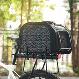 Rockbros 30140028001 transport bicycle bag for cats and dogs - black