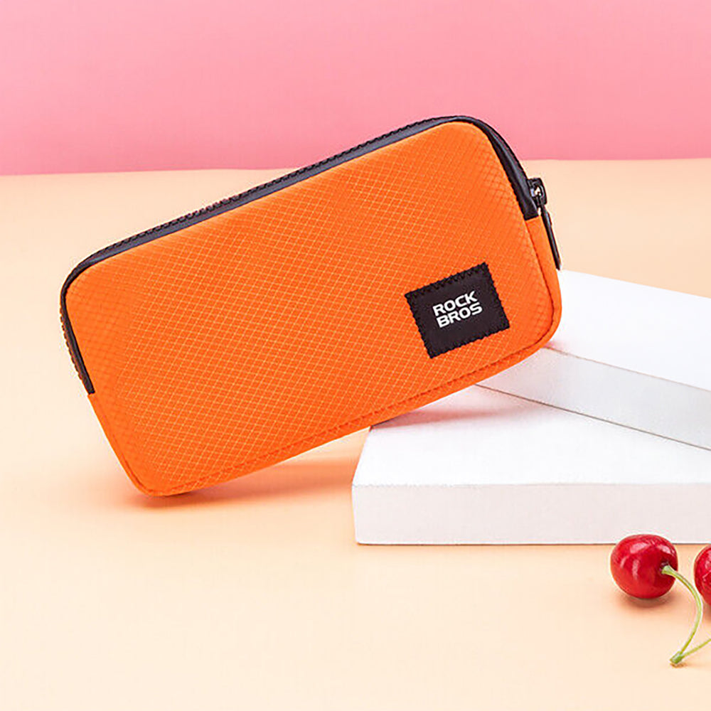 Rockbros cykeltaske 30990043004 til telefon, nøgler, tegnebog 0,15 l - orange