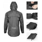 Rockbros YPY013BK3XL regnjakke åndbar vindtæt XXXL - sort