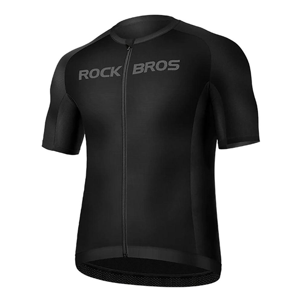 Rockbros 15120002007 kortærmet cykeltrøje XXXXL - sort