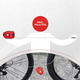 Rockbros 32420981001 bicycle lock with retractable cable - red