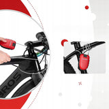 Rockbros 32420981001 bicycle lock with retractable cable - red