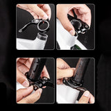 Rockbros 41210092001 clamp til cykelsæde med hurtig løsning - sort