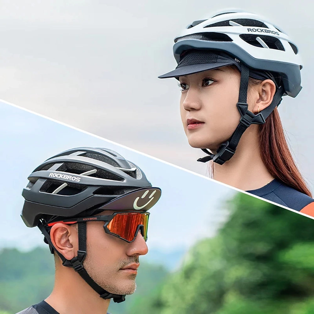Rockbros 18230005001 cycling cap with peak - black