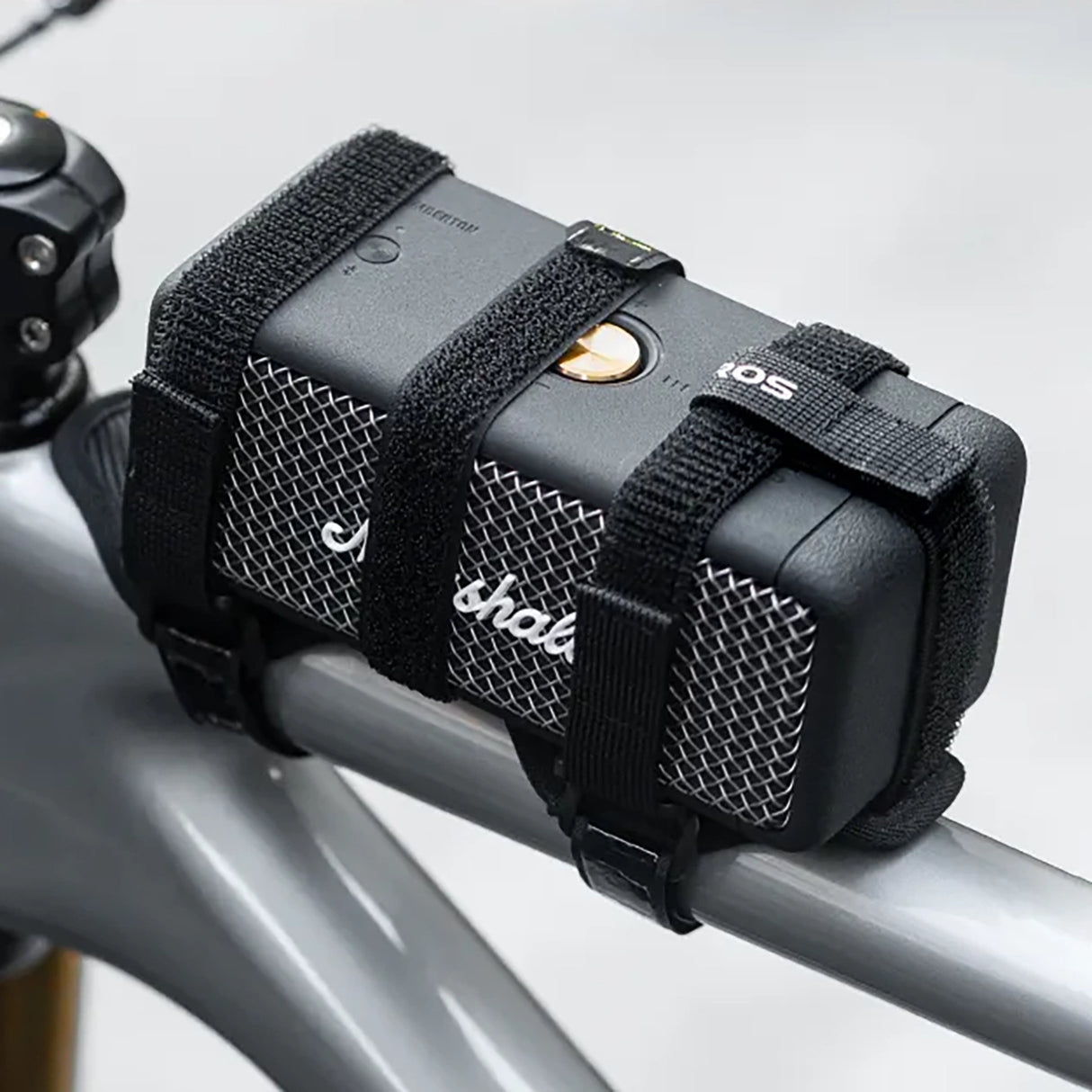 Rockbros 50210064001 cykelrem med velcro til Bluetooth-højttaler eller vandflaske - sort