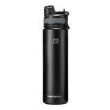 Rockbros 35210029002 termisk cykelflaske til drikkevarer 650 ml - sort