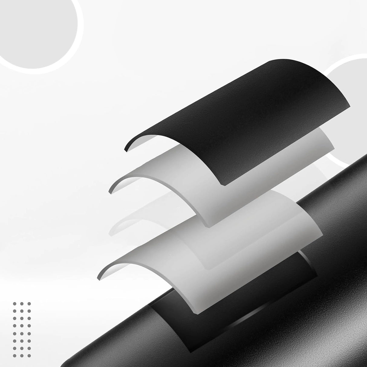 Rockbros 35210029002 termisk cykelflaske til drikkevarer 650 ml - sort