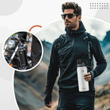 Rockbros 35210029006 termisk cykelflaske til drikkevarer 650 ml - hvid