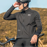Rockbros Efterår/Vinter Langærmet Cykeljakke M - Sort