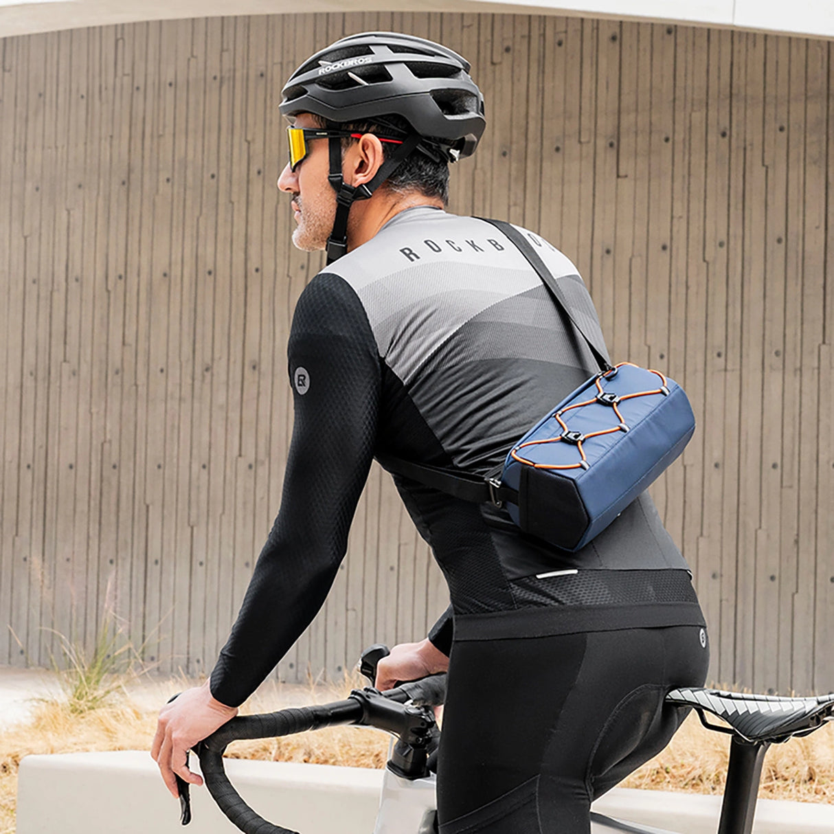 Rockbros cykeltrøje 15120009004 langærmet forår/sommer XL - sort