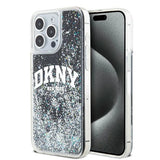 DKNY Liquid Glitter Big Logo iPhone 13 Pro Max Case - Black