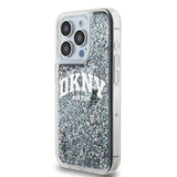 DKNY Liquid Glitter Big Logo iPhone 14 Pro Case - Black