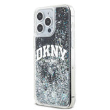 DKNY Liquid Glitter Big Logo iPhone 14 Pro Max Case - Black