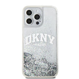 DKNY Liquid Glitter Big Logo case for iPhone 15 Pro - white