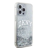 DKNY Liquid Glitter Big Logo case for iPhone 15 Pro - white