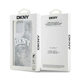 DKNY Liquid Glitter Big Logo case for iPhone 15 Pro - white