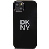 DKNY Liquid Silicone Metal Logo case for iPhone 15 Plus / 14 Plus - black