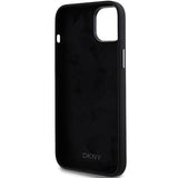 DKNY Liquid Silicone Metal Logo case for iPhone 15 Plus / 14 Plus - black