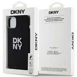 DKNY Liquid Silicone Metal Logo case for iPhone 15 Plus / 14 Plus - black