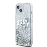 DKNY Liquid Glitter Big Logo case for iPhone 15 / 14 / 13 - white