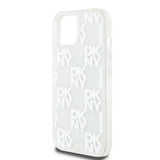 DKNY Liquid Glitter Multilogo case for iPhone 15 / 14 / 13 - white