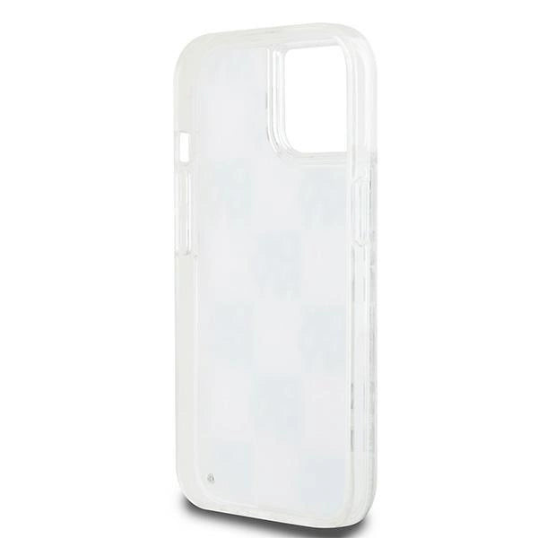 DKNY Liquid Glitter Multilogo case for iPhone 15 / 14 / 13 - white