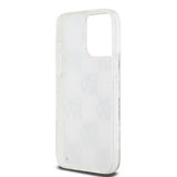 DKNY Liquid Glitter Multilogo case for iPhone 15 Pro Max - white