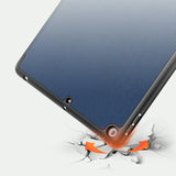 Dux Ducis Domo case med flap og smart sleep til iPad 7 / 8 / 9 10,2'- blå